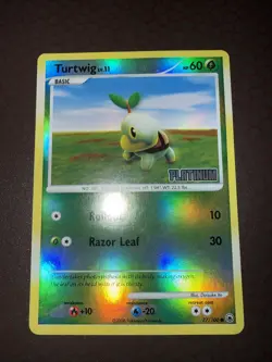 Pokemon! Turtwig - Burger King Promo - Reverse Holo - 77/100- VLP! - Image 2