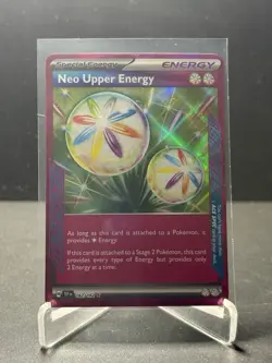 2024 Neo Upper Energy 162/162 Holo Ace Spec PokemonTemporal Forces - Image 1