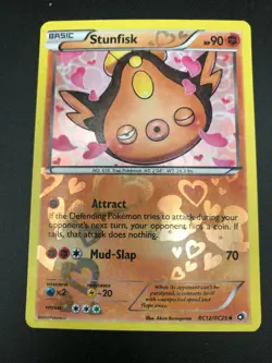 Stunfisk RC12/RC25 HOLO Pokemon BW Legendary Treasures NM 2013 - Image 1
