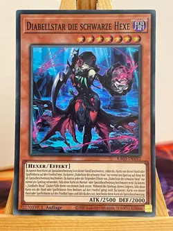 Diabellstar Die Schwarze Hexe RA03-DE032 Super Rare Deutsch NM YUGIOH - Image 1