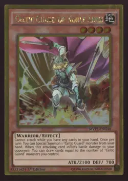 Yu-Gi-Oh! Celtic Guard of Noble Arms #MVP1-ENG48 1st Edition Gold Rare - Image 1