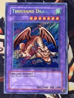 Yugioh: Thousand Dragon - MRD-143 - Secret Rare - Unlimited NM - Image 1