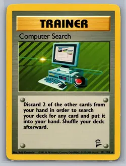 Computer Search Base Set 2 #101/130 Rare Pokemon Card - Image 1
