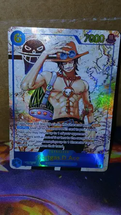Ace OP13-119 SEC Manga Alternative Art Carrying On His Will One Piece Card - Image 4