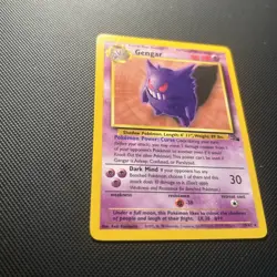 Gengar 20/62 Fossil Non-Holo - TCG Pokemon - LP - Image 2