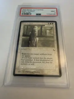 Dust to Dust The Dark 1994 MTG PSA 9 NM-MT Near Mint to MINT Vintage - Image 1
