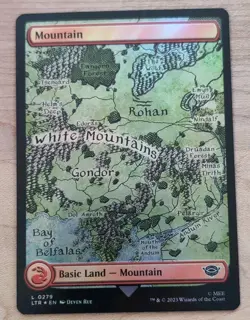 Mountain (0279) MTG Foil Universes Beyond Lord of the Rings Magic The Gathering - Image 1