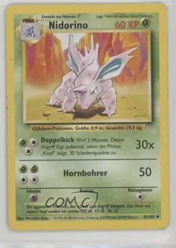 Nidorino German Pokemon Base Set #37 1999 - Image 1