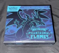 Pokemon Phantasmal Flames Elite Trainer Box ETB Factory Sealed SMALL TEAR - Image 1