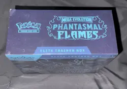Pokemon Phantasmal Flames Elite Trainer Box ETB Factory Sealed SMALL TEAR - Image 2