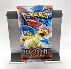 Pokemon TCG Scarlet & Violet Obsidian Flames Dragonite Booster Pack x1 Sealed - Image 2