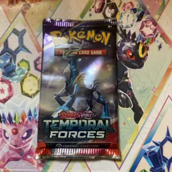 Pokemon TCG Temporal Forces Sleeved Booster Pack New Sealed Iron Crown - Image 1