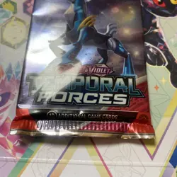 Pokemon TCG Temporal Forces Sleeved Booster Pack New Sealed Iron Crown - Image 2