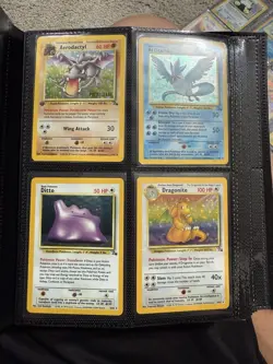 Complete Pokemon Base, Fossil, Jungle & 11 Team Rocket 1st Edition Graded Cards - Image 1
