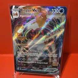 Kingler VMAX SWSH09 029/172 Pokemon SWSH09: Brilliant Stars Ultra Rare Holofo... - Image 1