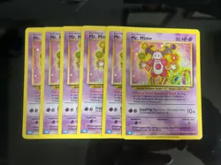 Pokemon Mr. Mime Holo CLB 013/034 Lot of 6 - Image 1
