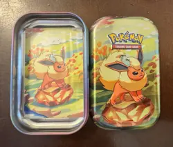 Opened 8-pack Pokemon Evolutions Tins includes tins and artwork no booster packs - Image 4