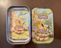 Opened 8-pack Pokemon Evolutions Tins includes tins and artwork no booster packs - Image 5