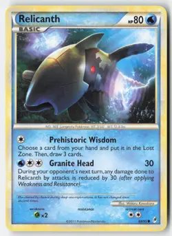 Pokemon - Relicanth #69/95 - Call of Legends Common - Image 1