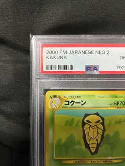 Pokemon Kakuna PSA 10 Japanese 2000 Old Back 14 108 Extremely Rare Card - Image 3