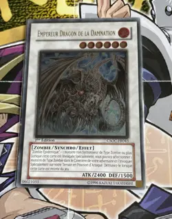 ⭐ Yu-Gi-Oh! Empereur Dragon De La Damnation ULTIMATE RARE CSOC-FR043 - Image 1