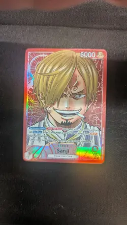 Sanji Alternate Art Leader PRB01-001 Premium Booster -The Best One Piece NM - Image 1
