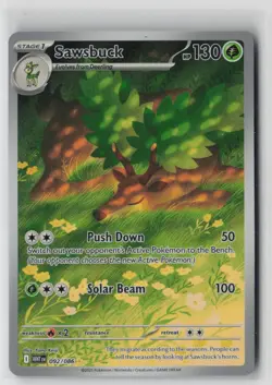 Sawsbuck 092/086 Illustration Rare White Flare Near Mint - Image 1
