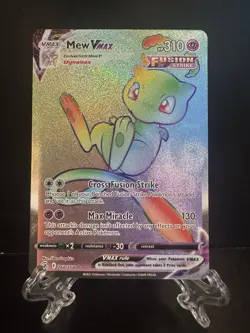 Pokemon Mew VMAX 268/264 Swsh08 Fusion Strike Secret Rare Full Art Holo - Image 1