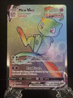Pokemon Mew VMAX 268/264 Swsh08 Fusion Strike Secret Rare Full Art Holo - Image 2
