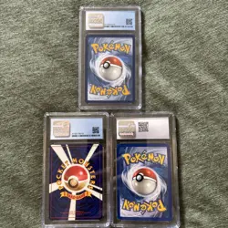 Pokemon Graded Slab Lot Of 3 CGC Charizard Vulpix Pikachu - Image 5