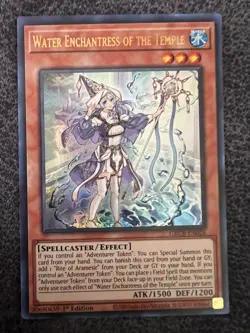 Yugioh Water Enchantress of the Temple GRCR-EN026 Ultra Rare 1st Edition NM - Image 1