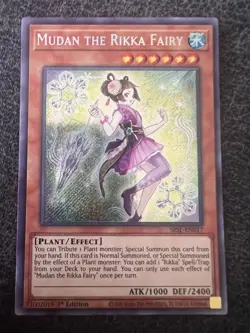 Yugioh Mudan the Rikka Fairy SESL-EN017 Secret Rare 1st Edition NM - Image 1
