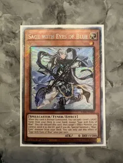 Yu-Gi-Oh! Sage With Eyes Of Blue RA04-EN266 Platinum Secret Rare - Image 1