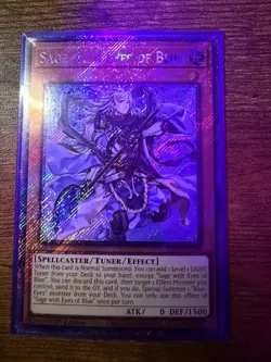 Yu-Gi-Oh! Sage With Eyes Of Blue RA04-EN266 Platinum Secret Rare - Image 1