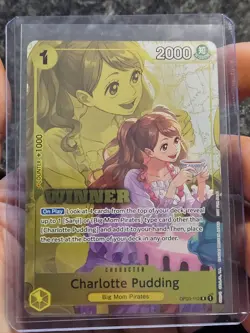 Charlotte Pudding Winner One Piece OP03-112 (OP-PR) Mint Foil Card - Image 1
