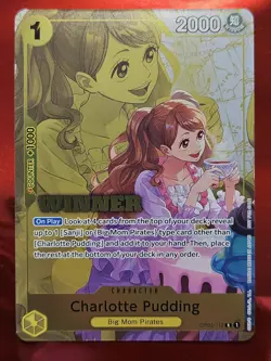Charlotte Pudding Winner One Piece OP03-112 (OP-PR) Mint Foil Card - Image 2