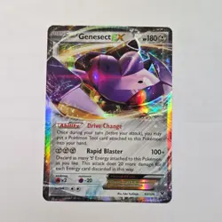 Pokemon Genesect EX 64/124 Fates Collide Ultra Rare Holo Basic Card - Image 1