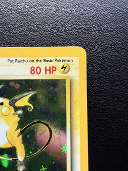 Pokemon TCG Raichu Base Set 2 Holo Unlimited Holo Rare Card 16/130 LP - Image 4