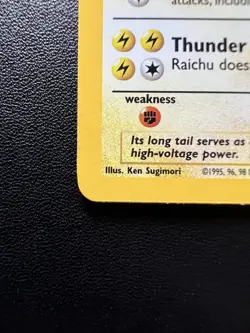 Pokemon TCG Raichu Base Set 2 Holo Unlimited Holo Rare Card 16/130 LP - Image 5