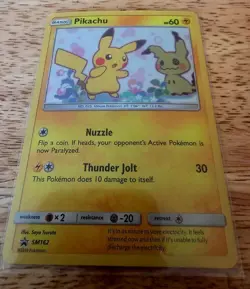 Pokemon Pikachu SM162 Promo Card - Image 1