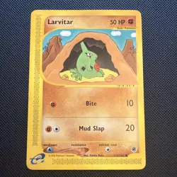 Pokemon TCG Larvitar Expedition Card 116/165 Common- - Image 1