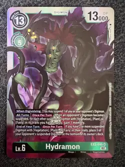 Digimon Card Game Hydramon EX3-045 SR Draconic Roar NM - Image 1