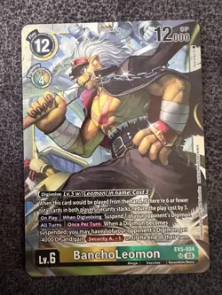 Digimon Card Game BanchoLeomon EX5-034 SR Animal Colosseum NM - Image 1