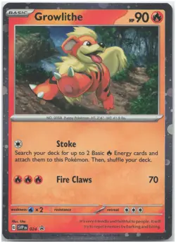 Growlithe - 024 SVP SV: Scarlet & Violet Promo Cards NM - Pokemon TCG - Image 1