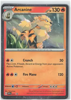 Arcanine - 011 SVP SV: Scarlet & Violet Promo Cards NM - Pokemon TCG - Image 1