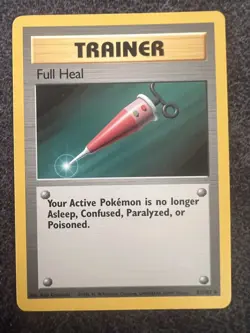Full Heal 82/102 Uncommon Pokemon Card NM - Image 1