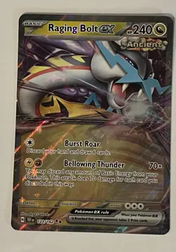 Raging Bolt ex 123/162 Double Rare Holo Temporal Forces Pokemon Pack Fresh NM - Image 1
