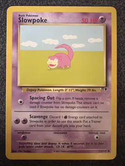 Slowpoke 93/110 Common Pokemon Card NM - Image 1
