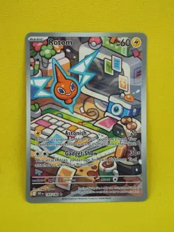 Pokemon Trading Card Game Destined Rivals Rotom 197/182 Illustration Rare - Image 1