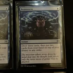 Magic: the Gathering / MtG Brainstorm x4 Double Masters NM - Image 3
